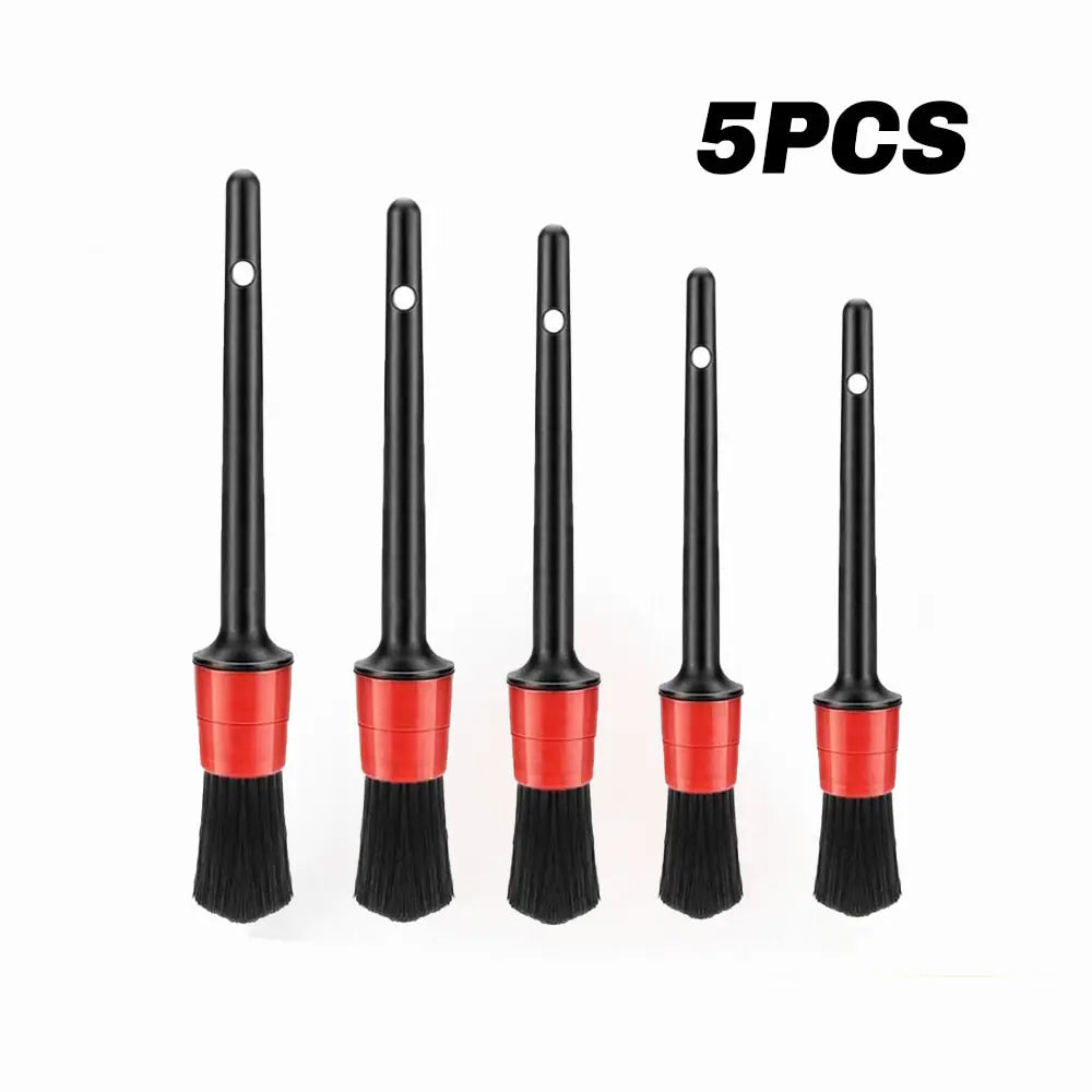 5-Piece Set Car Detailing Brushes - All Sizes