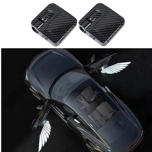 Wireless Under Car Door Lights - Angel Wings