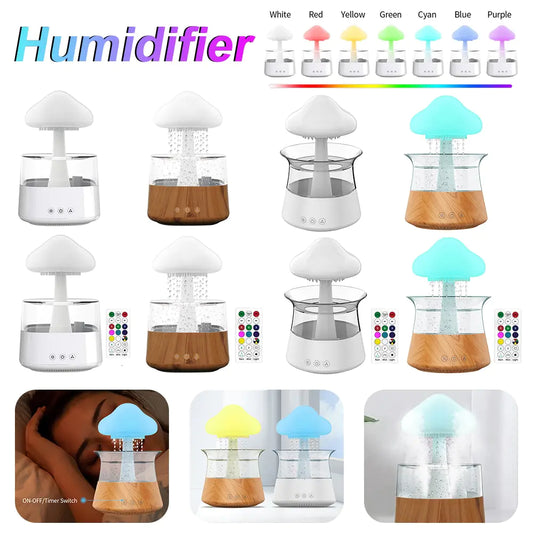 Relaxing Mushroom Cloud Air Humidifier in Multiple Colors