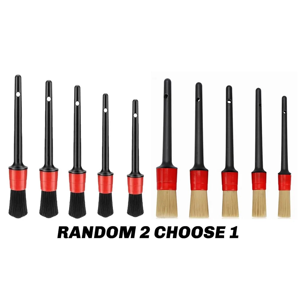 5-Piece Set Car Detailing Brushes - All Sizes